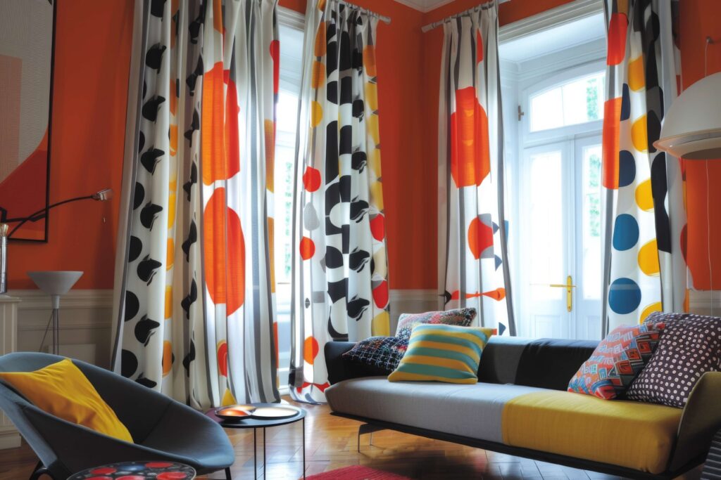 Interior Design - Bold Patterns & Colours - Draperies - Inweaver